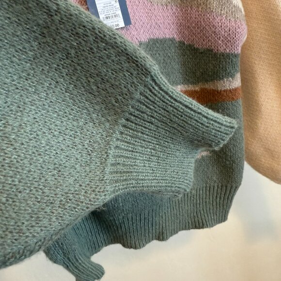 NWT Universal Thread Mountian Range Landscape Crewneck Pullover Sweater XS - Picture 4 of 6